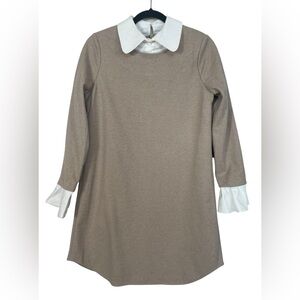 NWT Tuckernuck Sandwhisp Dakotah Mini Dress Peter Pan Collar Preppy Sz XS